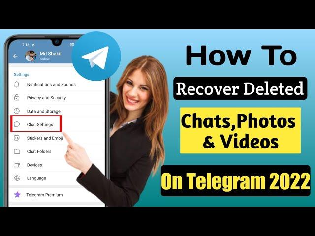 How To Recover Deleted Telegram Chats, Messages, Pictures And Videos 2022 ||