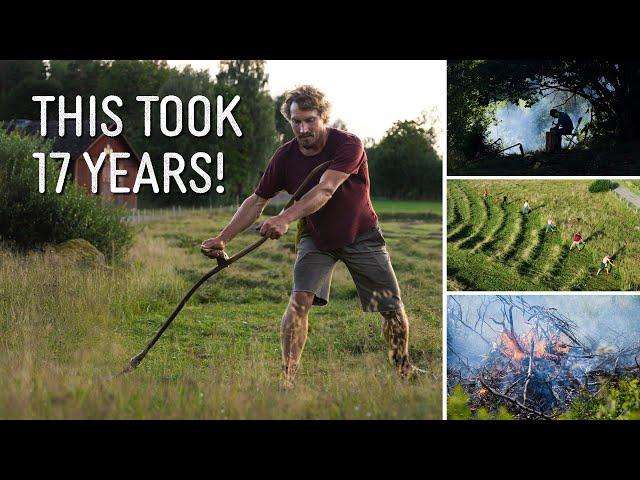 17 YEARS of SCYTHING! How we SAVED a Swedish Meadow | MOWING MEADOWS E02: Måla Meadow