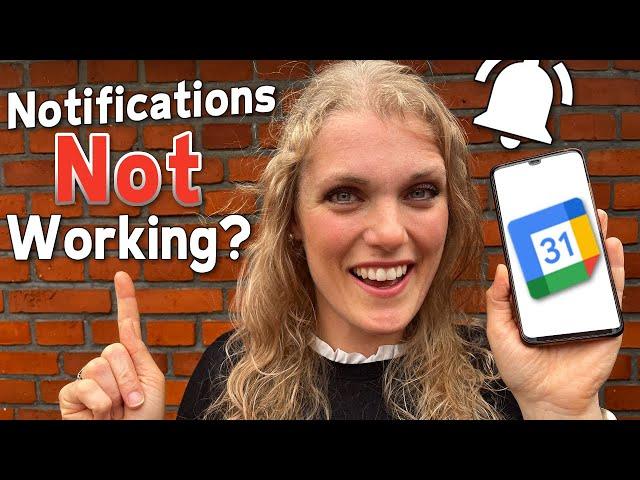 Google Calendar Notifications Not Working || iPhone, Android and PC