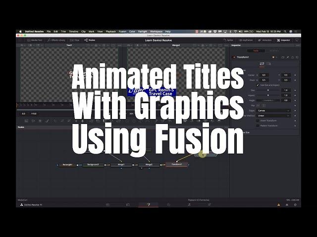 Custom Animated Titles with Davinci Resolve Fusion