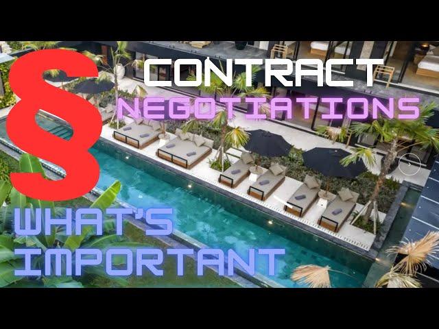 How to negotiate the contract for your real estate investment?