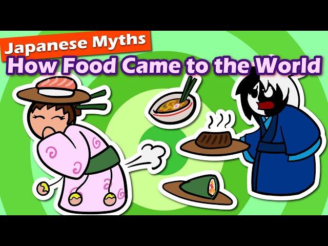 How All Food Came to the World From a Butt, and How Tsukuyomi Became Moon God  | Japanese Mythology