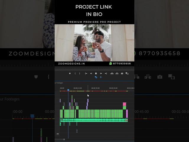 Wedding Teaser Premiere Pro Project - Cinematic Wedding Teaser Project - ZDOO1