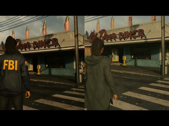 Alan Wake 2 PS5 Pro PSSR Vs AMD 7900XTX FSR Quality Image Quality Analysis