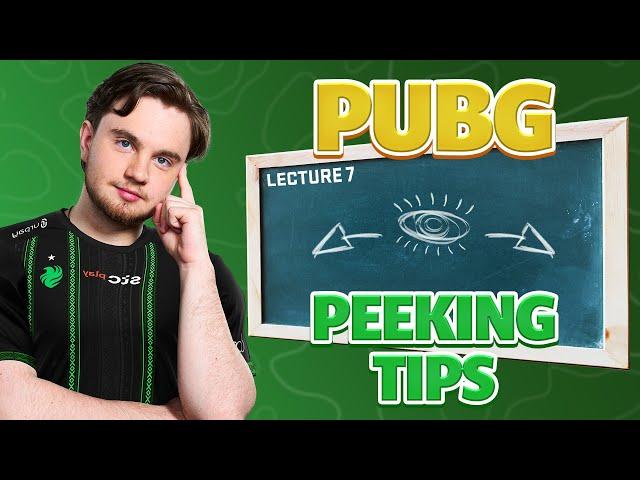 Insider Info From A Pro PUBG Player : Episode 7 - Peeking tips