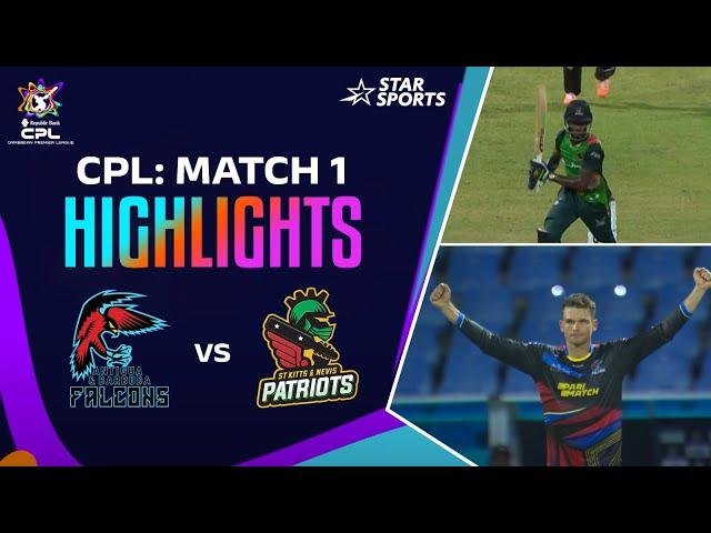 St Kitts and Nevis Patriots edge out Antigua in a thrilling last-over finish | #CPLonStar