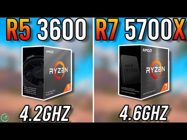 Ryzen 5 3600 vs Ryzen 7 5700X - Tested in 2024