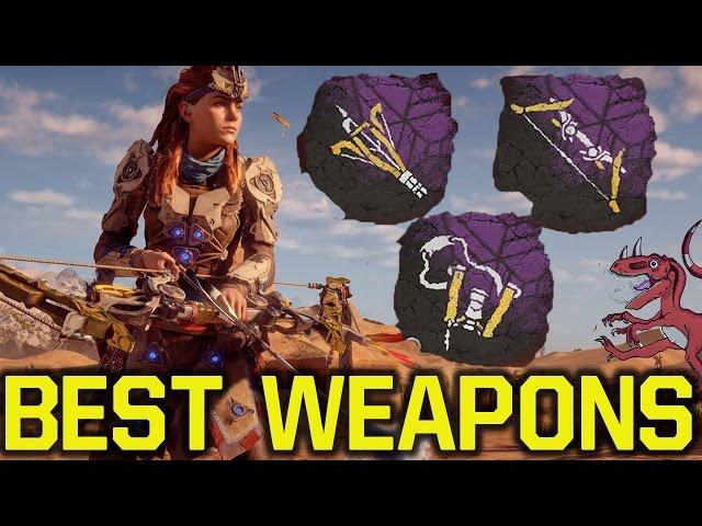 Horizon Zero Dawn tips and tricks - BEST WEAPONS & HOW TO GET THEM (Horizon Zero Dawn tipps)