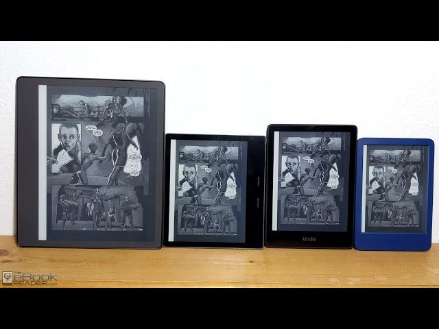 Kindle Size Comparison - Current Models 2023