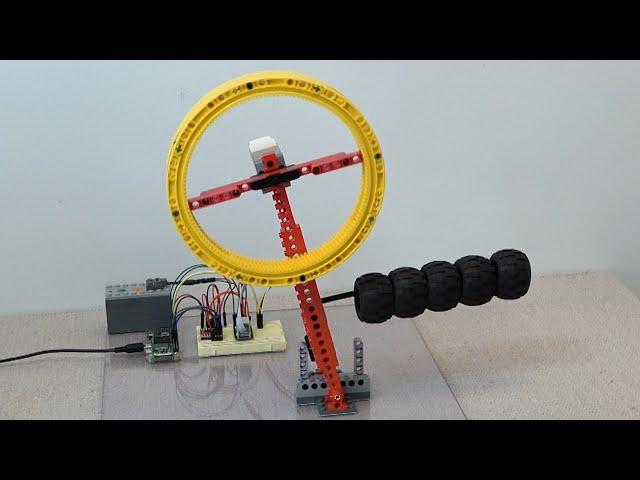 Lego, Raspberry and Python Project - Reaction Wheel Inverted Pendulum