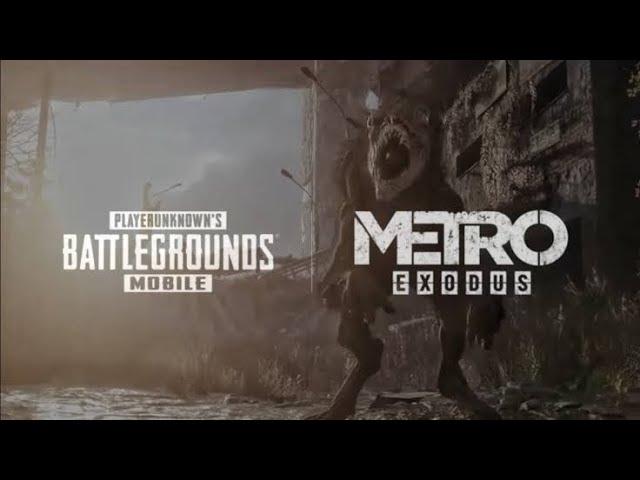 PUBG MOBILE METRO EXODUS X trailer oficial