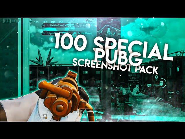 100 Special️ || PUBG Screenshot Pack ||