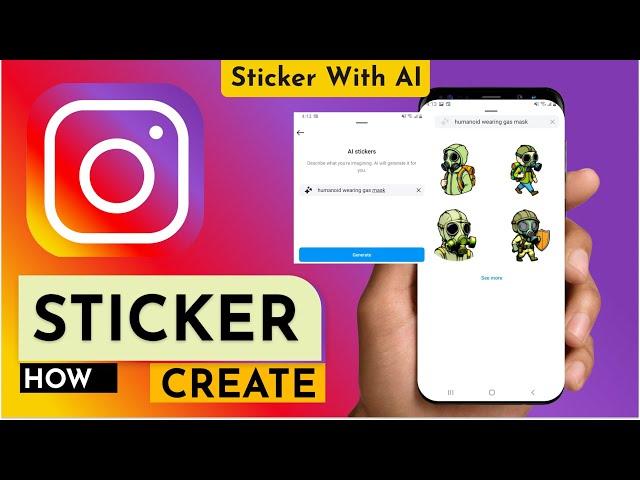 How To Add Sticker Icon With Instagram Ai [Instagram app]