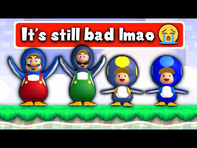 New super mario bros wii's worst rom hack got.. better?