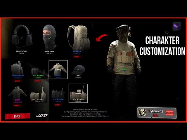 Character Customization Tutorial | BODYCAM Deutsch