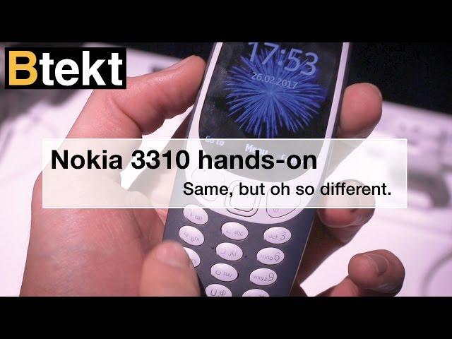 Nokia 3310 hands-on - MWC 2017