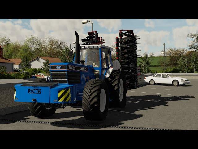 Cultivating with Ford TW35 | FS22 | Ford TW35