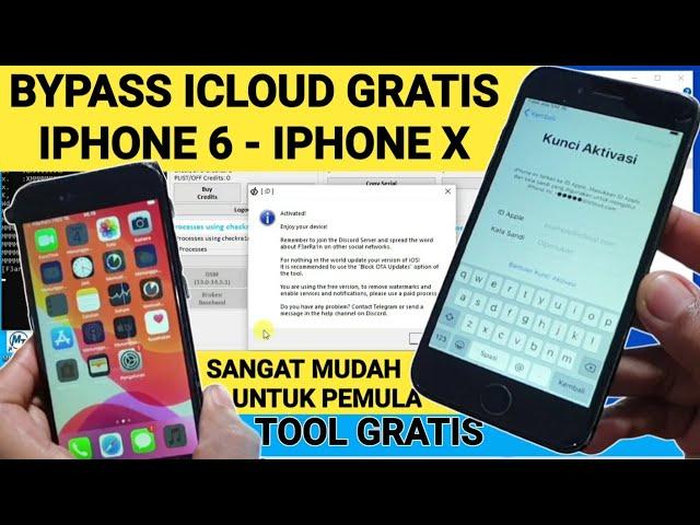 Free Bypass iCloud iPhone (iOS 12.x - iOS 16.x) Support (iPhone 6 - iPhone X)