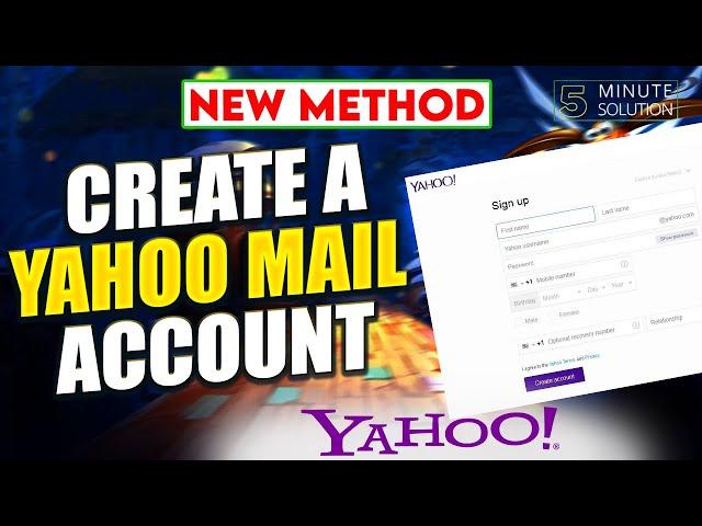 How to create a Yahoo Mail account 2024