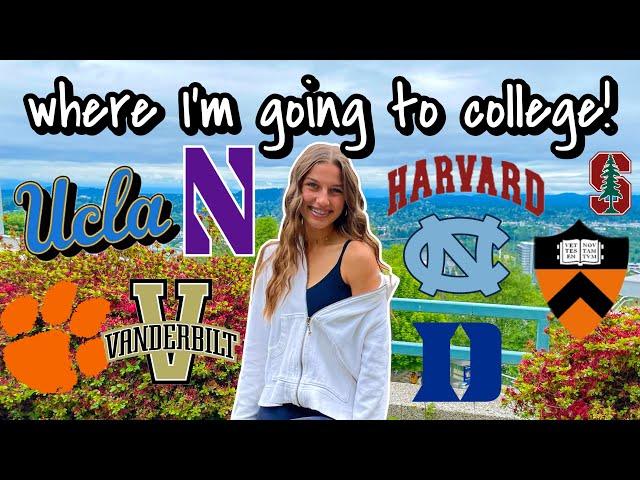 WHERE I’M GOING TO COLLEGE! REVEAL | K5 Sisters