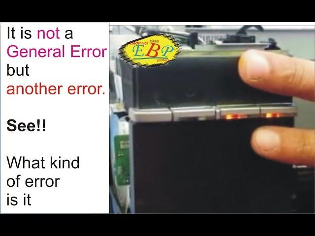 Epson T60... not general error...see what kind of error is it?  remove/fix/solve/clear this