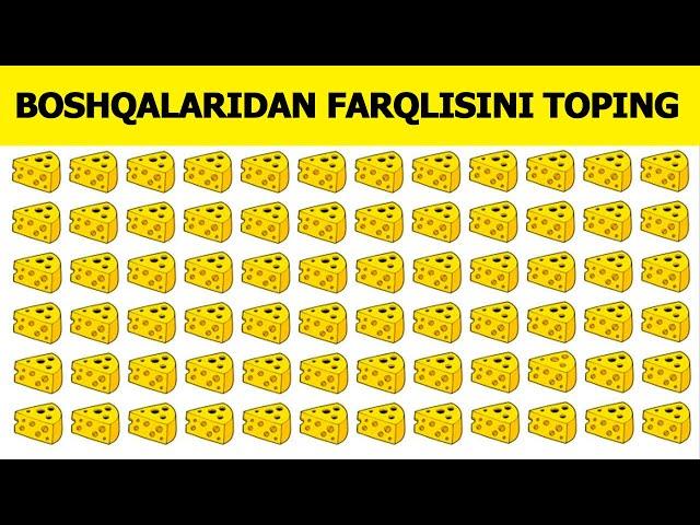 BERILGAN RASMDA FARQ QILUVCHI 20+ SHAKLNI TOPAMIZ