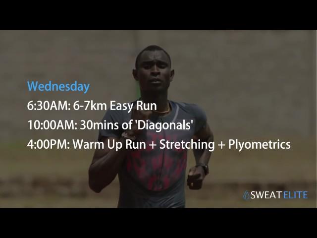 David Rudisha - Typical Training Week