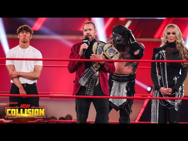 The Patriarchy, AEW World Trios Champs, confronted by Bang Bang Gang & HOB! | 8/3/24, AEW Collision