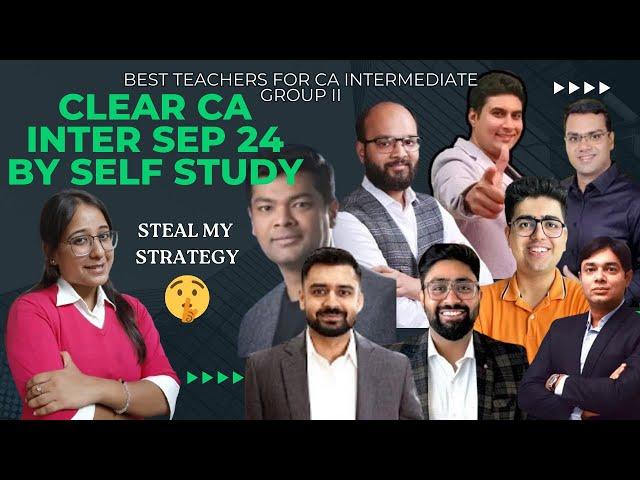 Cleared CA Intermediate Group 2 by SELF STUDY | Best YouTube channels for CA Intermediate | *FREE*