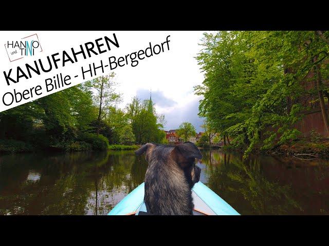 Bille canoe tour  | Paddling on the upper Bille + 5 entry ideas near Bergedorf | Hanno and Tini