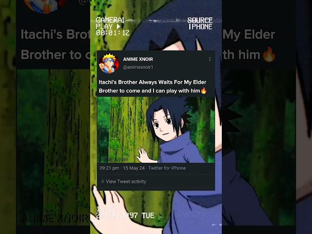 Sasuke is playing with Itachi  || 𝗡𝗮𝗿𝘂𝘁𝗼 𝘀𝗵𝗶𝗽𝗽𝘂𝗱𝗲𝗻 𝗶𝗻 𝗛𝗶𝗻𝗱𝗶 || #naruto #anime #shorts