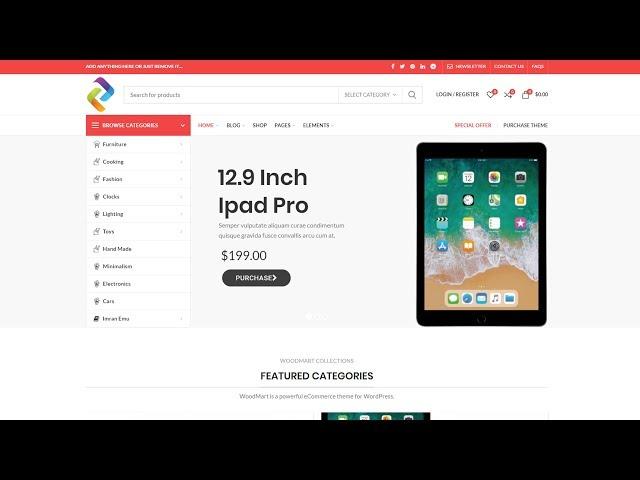 How To Create An eCommerce Website With WordPress , WooCommerce and WoodMart Theme 2020