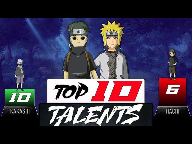 TOP 10 MOST TALENTED NINJA - AnimeScale