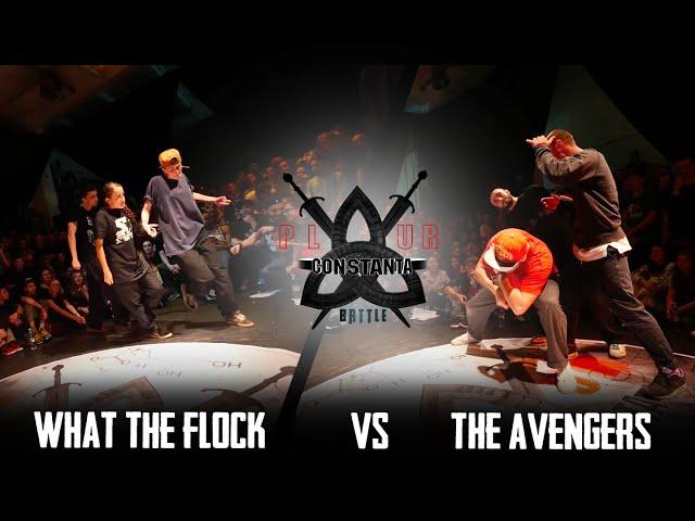 P.L.U.R.BATTLE CONSTANTA 2015|HIP-HOP 1/4 3X3|WHAT THE FLOCK(win) VS THE AVENGERS