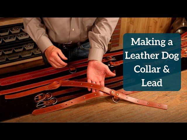 Making a Simple Leather Dog Collar and Lead