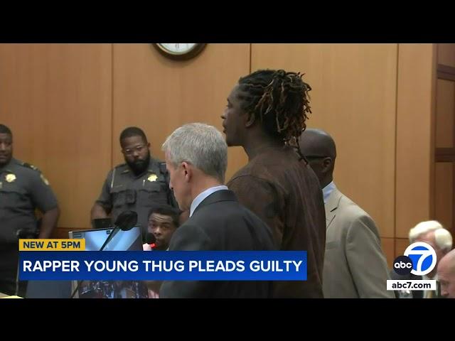 Young Thug to be released on house arrest for time served as part of plea deal in Georgia RICO case