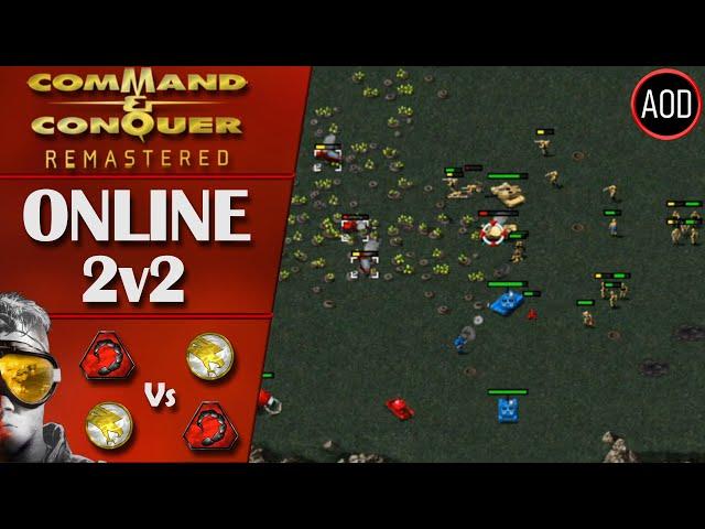 Command and Conquer Remastered: Tiberian Dawn - 2v2 Online Multiplayer - GDI & NOD vs GDI & NOD