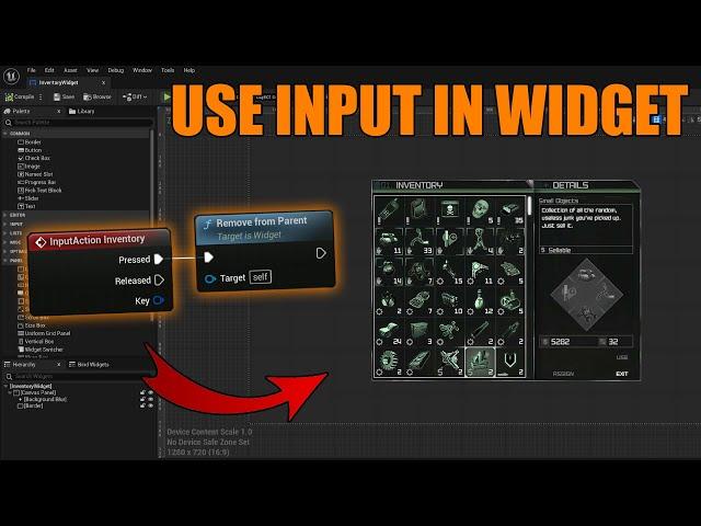 How To Use Input Keys Inside Of Widgets In Unreal Engine 5 (Tutorial)