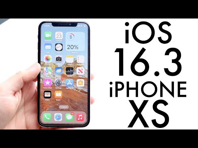 iOS 16.3 On iPhone XS! (Review)