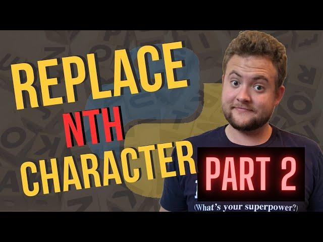 How To Remove The Nth Occurrence Of A Character In Python