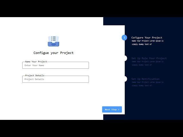 How To Make a  Multi Step Form Using HTML CSS & jQuery | Multi step form