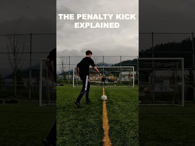 How to shoot better penalty kicks in soccer #shorts #soccer #football