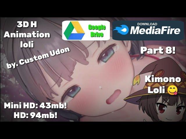 3D animation loli part 8 || Kimono loli || by.Custom Udon || Guardian Tales