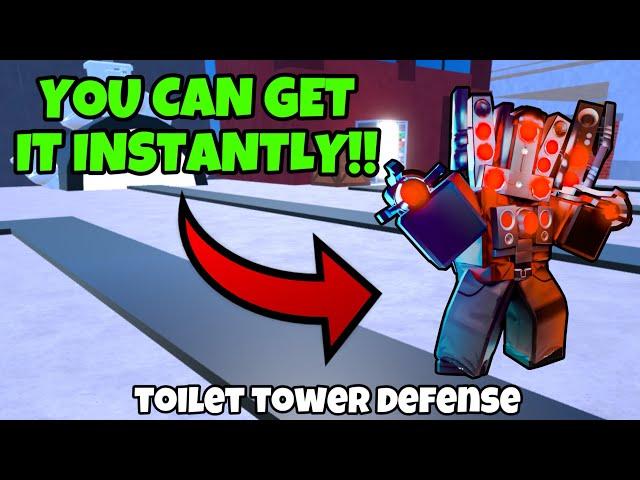  HOW TO GET YOUR FIRST HYPER UPGRADED TITAN SPEAKERMAN!!  | Toilet Tower Defense
