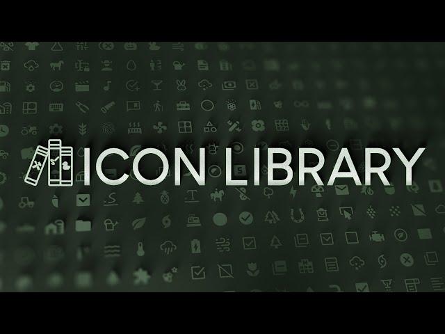 Icon Library for Creative Cloud