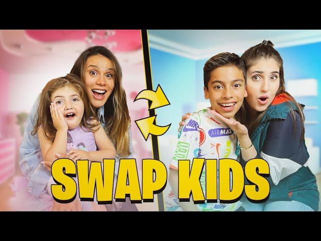 SWAPPING KIDS with THE ROYALTY FAMILY! (FERRAN REGRETS IT) | Anazala Family