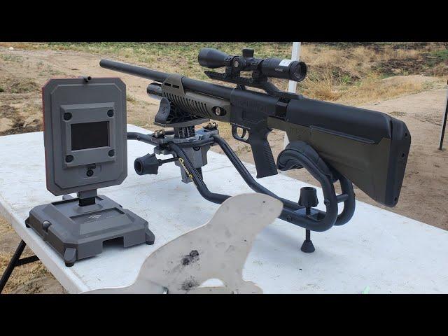 umarex hammer 50cal long distance shooting.