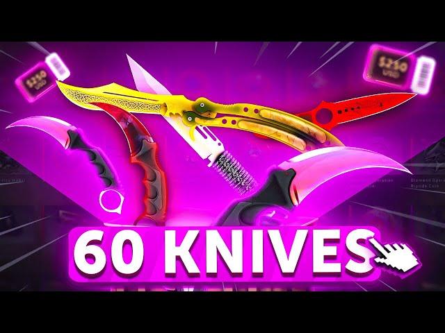 60 Knives Case Battle Pays MASSIVE! | KeyDrop Case Opening