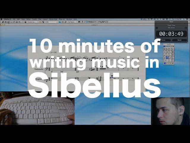 10 minutes of writing music in Sibelius 6 (...and that's basically it...)