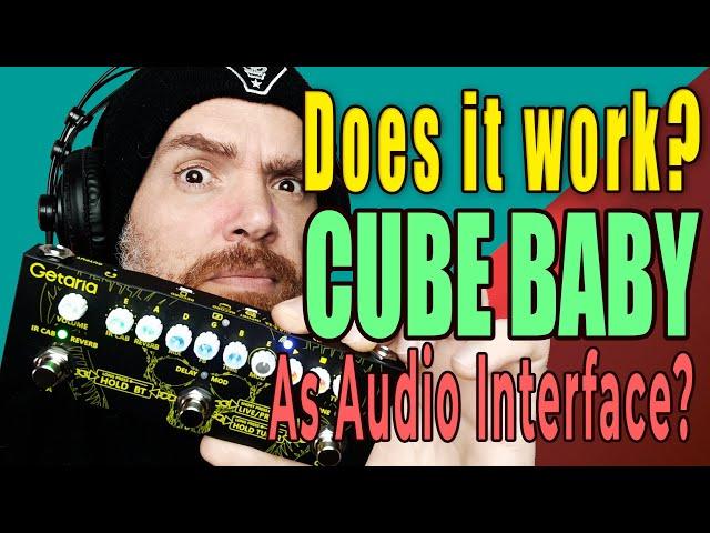 How to Use CUVAVE CUBE BABY as AUDIO INTERFACE? Is it Acceptable for RECORDING? Does it Work fine?